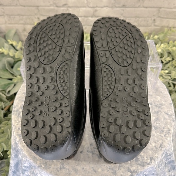 The Children’s Place Black Faux Leather Slip-on Casual Dress Shoes Boys 6M🖤EUC - Picture 8 of 9